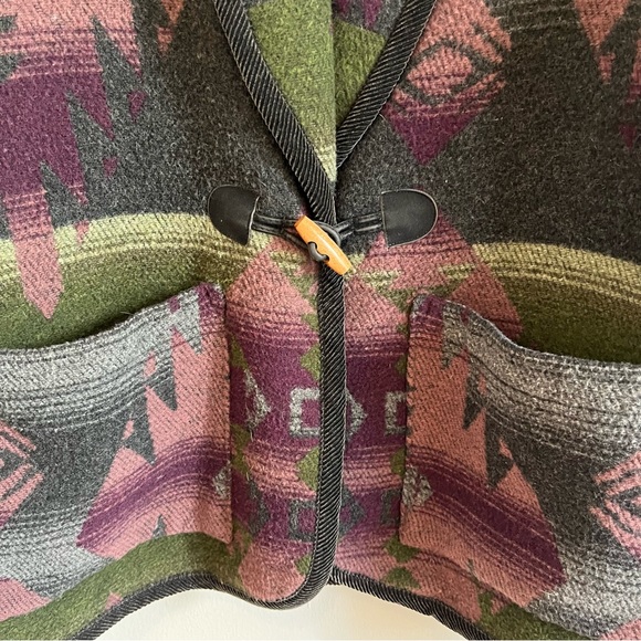 Vintage southwestern wool coat - Picture 2 of 9
